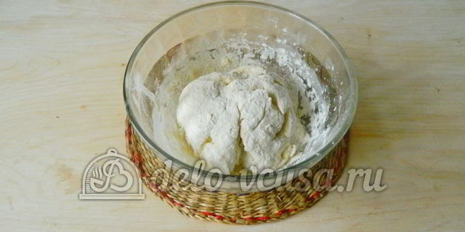 Рецепт большой ватрушки с творогом