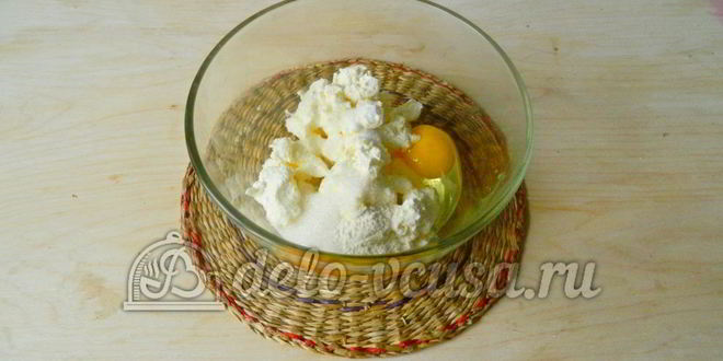 Рецепт большой ватрушки с творогом