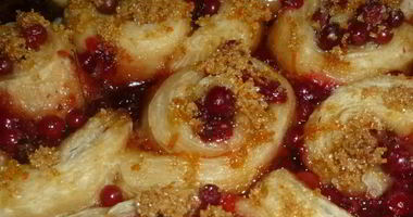 Рецепт Булочек с клюквой