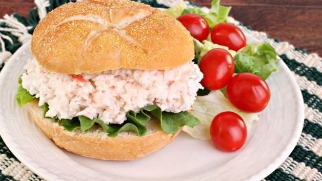 Рецепт булочек с семгой и рикоттой