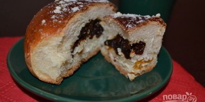 Рецепт Булочек с сухофруктами