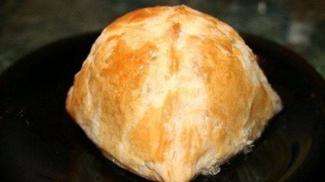 Рецепт булочек с яблоками из слоеного теста