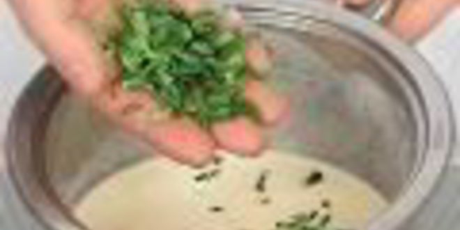 Рецепт булочек с зеленым луком и ветчиной