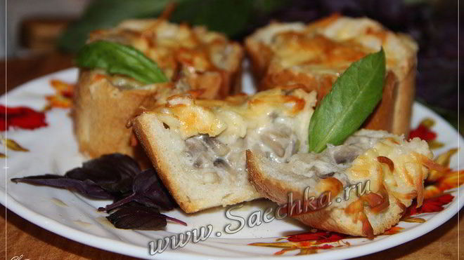 Рецепт булочек с жульеном