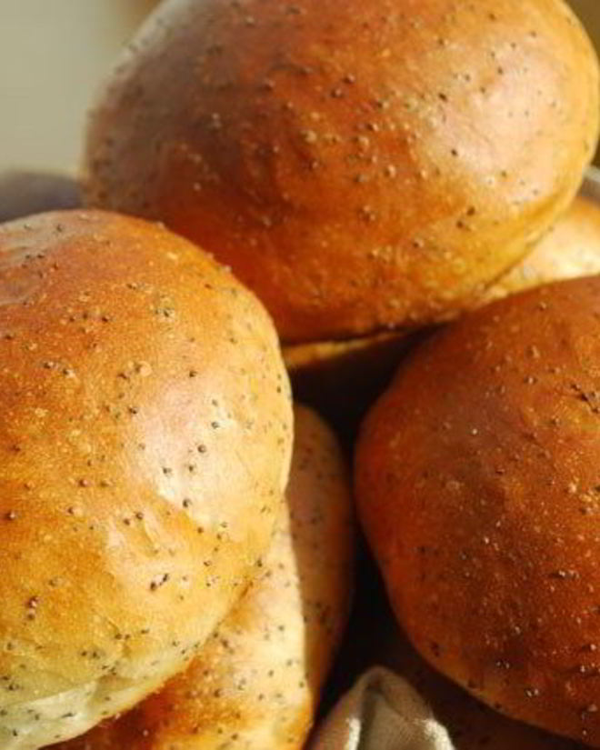 Рецепт маковых булочек из творожного теста