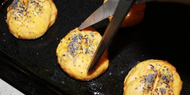 Рецепт морковных булочек с морковью и маком
