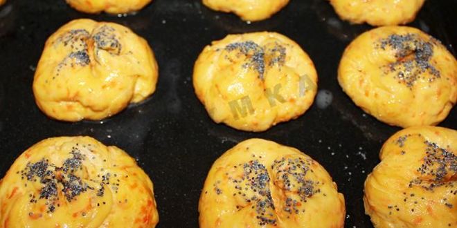 Рецепт морковных булочек с морковью и маком