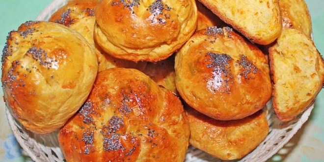 Рецепт морковных булочек с морковью и маком
