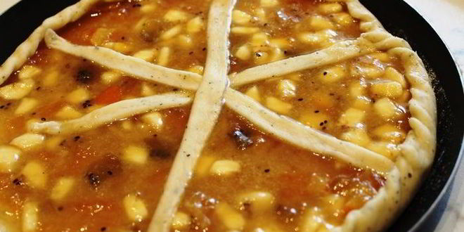 Рецепт мятных ватрушек с дынным джемом