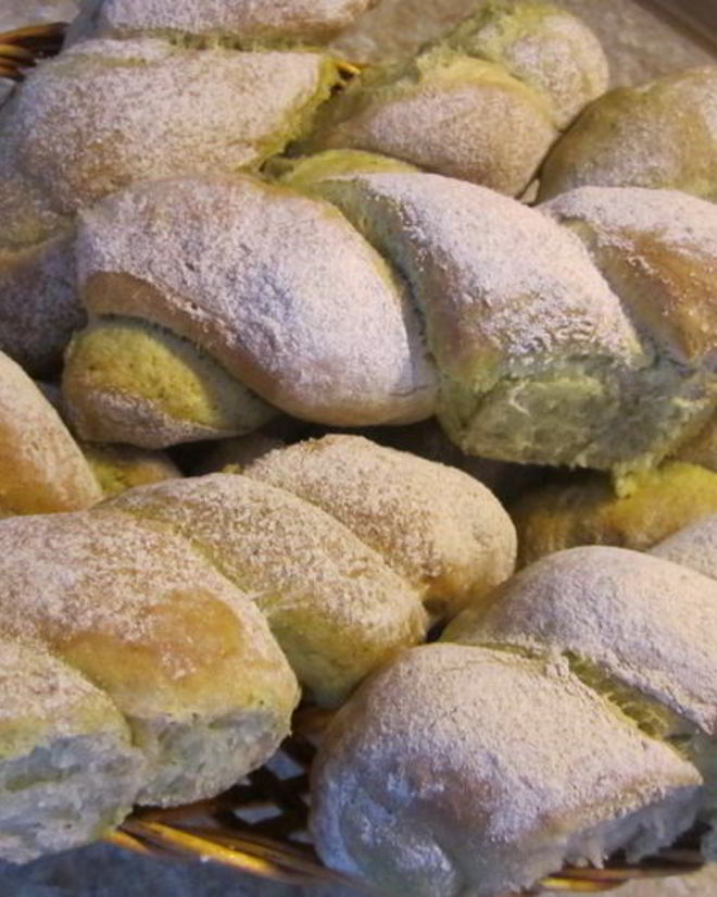 Рецепт шпинатна-ржаных булочки