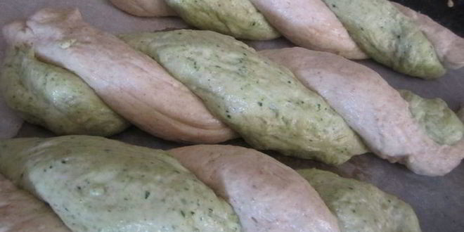 Рецепт шпинатна-ржаных булочки