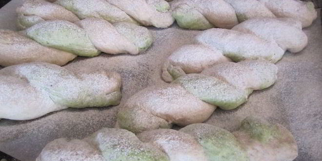 Рецепт шпинатна-ржаных булочки