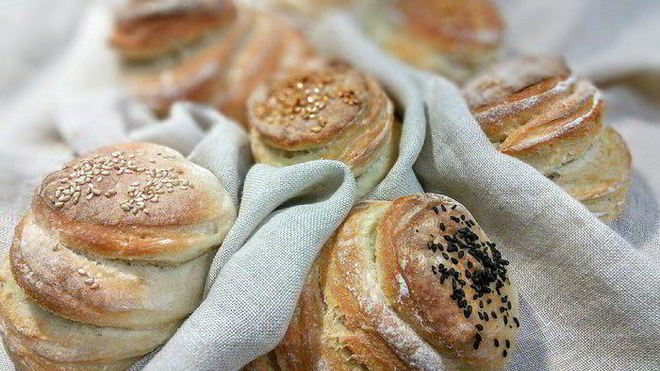 Рецепт слоеных булочек