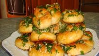 Рецепт Закусочных булочек с чесноком