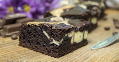 Рецепт Брауни-чизкейка