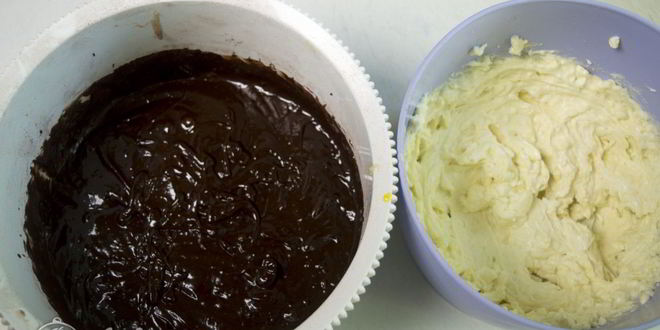 Рецепт брауни-чизкейка