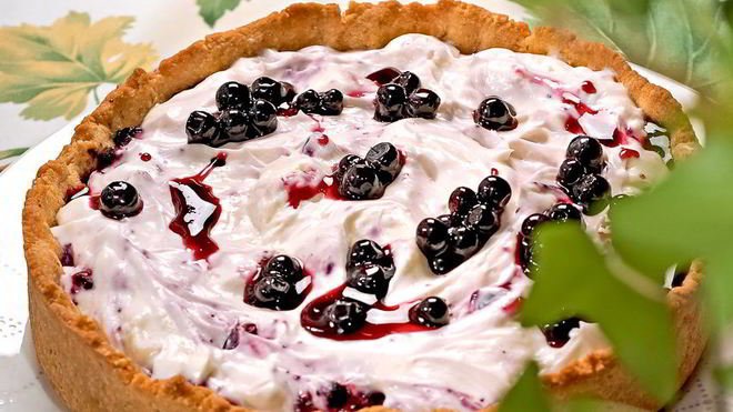 Рецепт черничного чизкейка