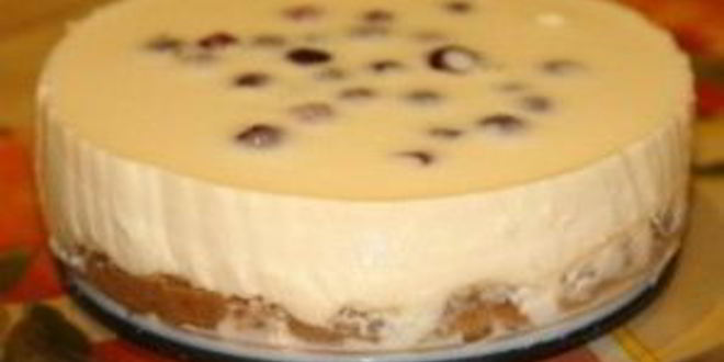 Рецепт чизкейка из творога без выпечки с желатином