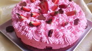 Рецепт Чизкейка Красного бархат