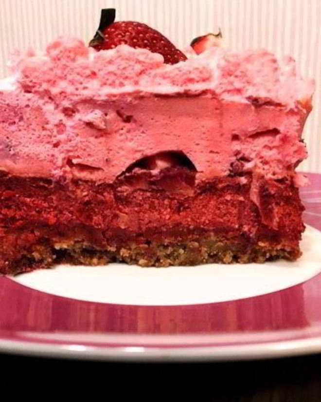 Рецепт чизкейка красного бархат