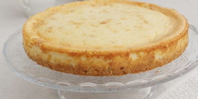 Рецепт чизкейка на овсяной основе с вишней