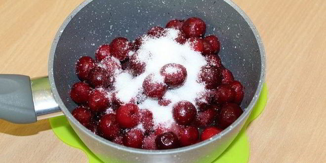 Рецепт чизкейка на овсяной основе с вишней