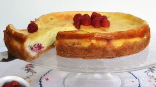Рецепт Чизкейка с малиной