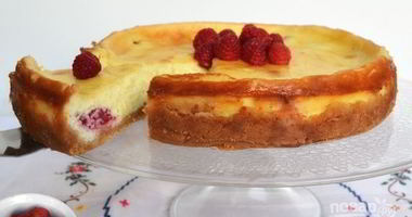 Рецепт Чизкейка с малиной