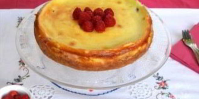 Рецепт чизкейка с малиной