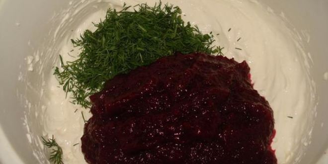 Рецепт чизкейка свекольного с сельдью