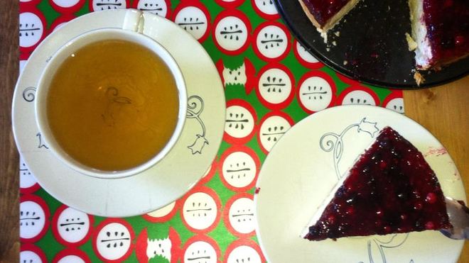 Рецепт домашнего ягодного чизкейка