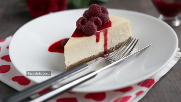 Рецепт Лаймового чизкейка с малиновым соусом