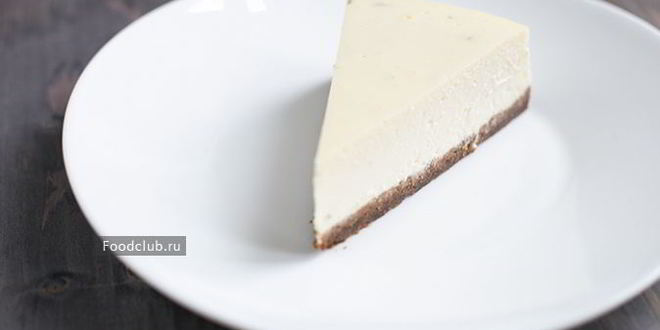 Рецепт лаймового чизкейка с малиновым соусом