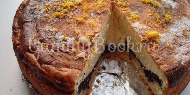 Рецепт Лимонного чизкейка с маком