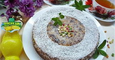 Рецепт Лимонного чизкейка с марципаном и маком