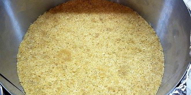 Рецепт лимонного чизкейка с марципаном и маком