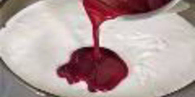 Рецепт миндального чизкейка с малиной