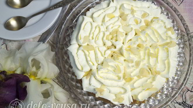 Рецепт миндального чизкейка