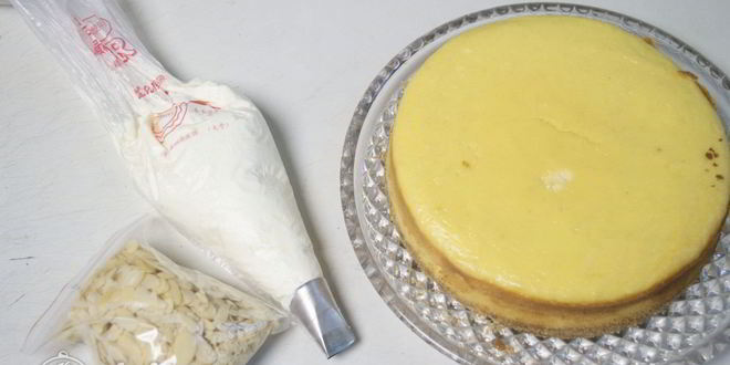 Рецепт миндального чизкейка