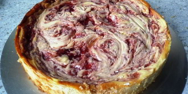 Рецепт мраморного чизкейка без основы