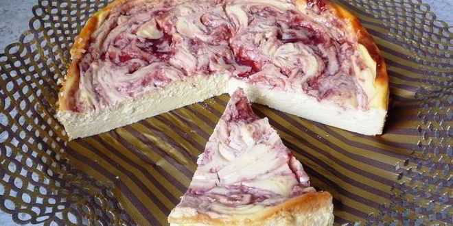 Рецепт мраморного чизкейка без основы