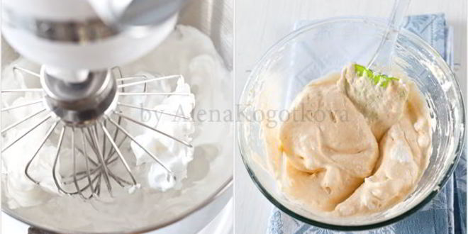 Рецепт мраморного клюквенного чизкейка