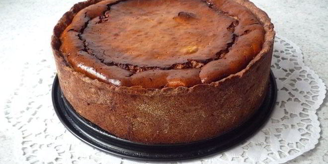 Рецепт мраморного шоколадного чизкейка