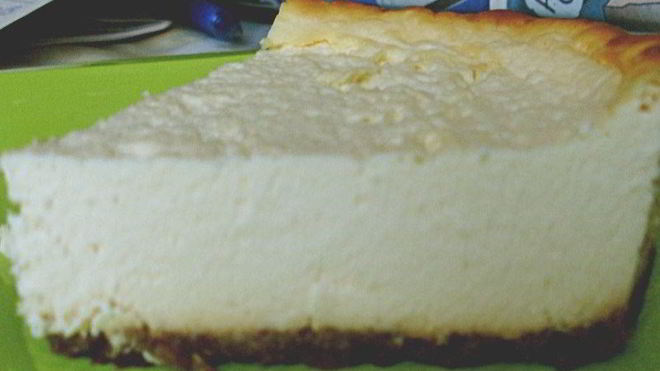 Рецепт низкокалорийного чизкейка с ванилью