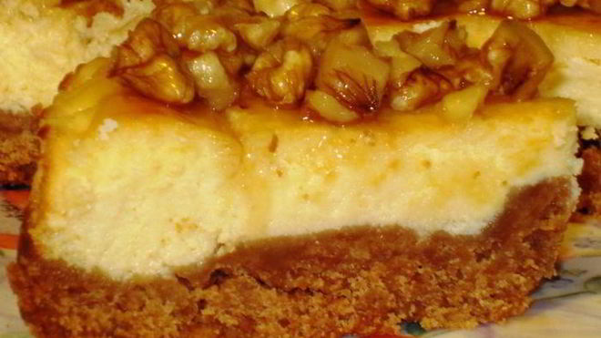 Рецепт орехового чизкейка