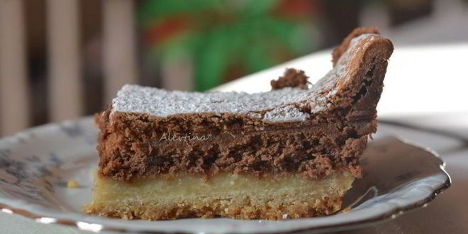 Рецепт Шоколадного чизкейка бар