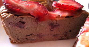 Рецепт Шоколадного чизкейка с клубникой