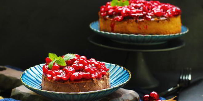 Рецепт Шоколадного чизкейка с желированной вишней