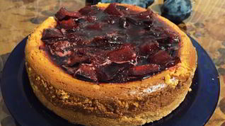 Рецепт Сливового тарта-чизкейка