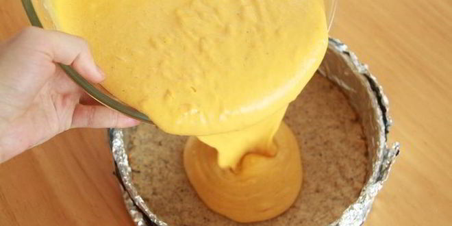 Рецепт тыквенного чизкейка осень